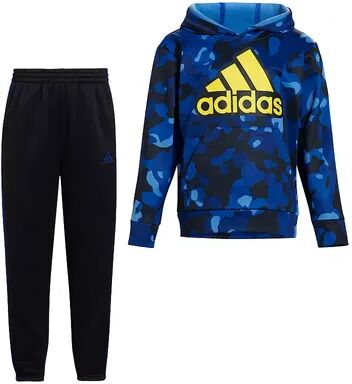 adidas Toddler Boy adidas Camo Fleece Logo Graphic Hoodie & Jogger Pants Set, Toddler Boy's, Size: 4T, Brt Blue