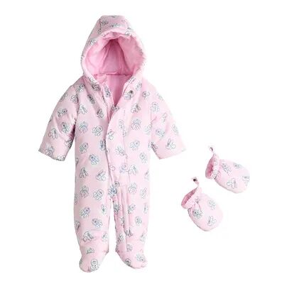 Licensed Character Disney's Minnie Mouse Baby Girl Snowsuit, Infant Girl's, Size: 3 Months, Pink