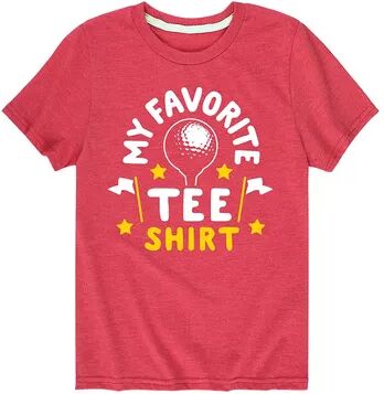 Licensed Character Boys 8-20 My Favorite Graphic Tee Shirt Graphic Tee, Boy's, Size: Medium, Red