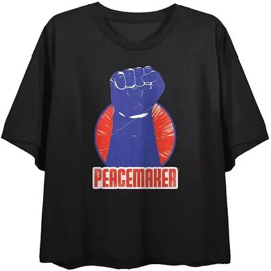 Licensed Character Juniors' Peacemaker TV Series Graphic Tee, Girl's, Size: Medium, Black