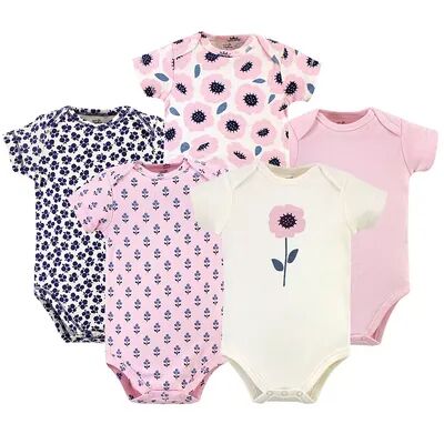 Touched by Nature Baby Girl Organic Cotton Bodysuits 5pk, Blossoms, Infant Girl's, Size: 9-12Months