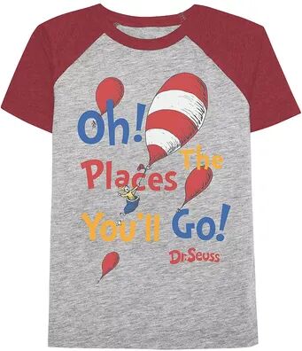 Jumping Beans Boys 4-12 Jumping Beans Dr. Seuss Oh The Places You'll Go Graphic Tee, Boy's, Size: 5, Grey