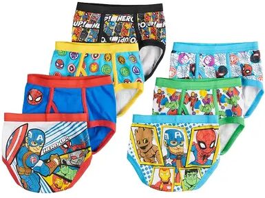 Licensed Character Toddler Boy 7-pack Marvel Avengers Superhero Briefs Underwear, Toddler Boy's, Size: 2T-3T, Multicolor