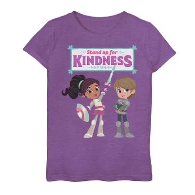 Nickelodeon Girls 7-16 Nickelodeon Nella The Princess Knight Stand Up For Kindness Graphic Tee, Girl's, Size: XL, Purple