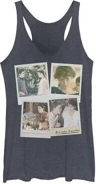 Licensed Character Juniors' Sixteen Candles Vintage Polaroid Graphic Tank, Girl's, Size: Large, Blue