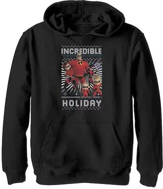 Disney / Pixar's Incredibles 2 Boys 8-20 Holiday Christmas Graphic Fleece Hoodie, Boy's, Size: Small, Black