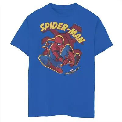 Marvel Boys 8-20 Marvel Spider-Man Homecoming Two-Legged Spider Graphic Tee, Boy's, Size: XS, Med Blue