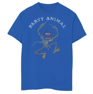 Disney s The Muppets Boys 8-20 Animal The Party Animal Tee, Boy's, Size: Small, Med Blue