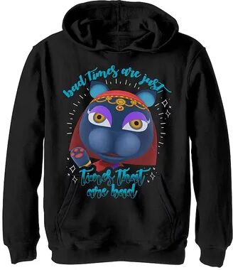 Licensed Character Boys 8-20 Animal Crossing Bad Times Are Just Times That Are Bad Sweatshirt, Boy's, Size: Small, Black