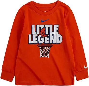 Nike Toddler Boy Nike Little Legend Long Sleeve T-Shirt, Toddler Boy's, Size: 18 Months, Med Orange