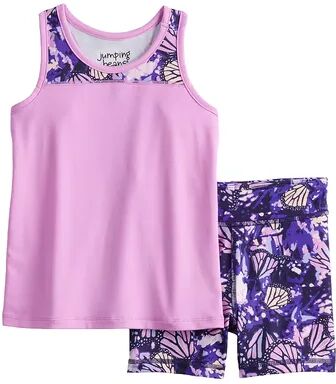 Jumping Beans Toddler Girl Jumping Beans Colorblock Tank & Bike Shorts Set, Toddler Girl's, Size: 18 Months, Lt Purple