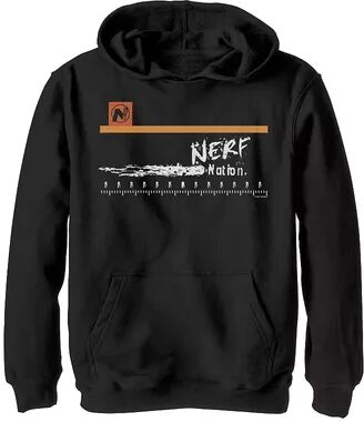 Nerf Boys 8-20 Nerf Nation Tag Hoodie, Boy's, Size: Medium, Black