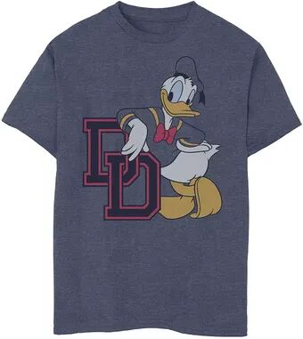 Disney s Mickey Mouse & Friends Boys 8-20 Donald Duck Varsity Portrait Graphic Tee, Boy's, Size: Small, Blue