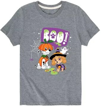 PAW Patrol Boys 8-20 PAW' Patrol Skye And Marshall B'oo Tee, Boy's, Size: Large, Grey