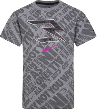 Nike Kids 8-20 Nike 3BRAND My Word Tee by Russell Wilson, Boy's, Size: XL, Silver