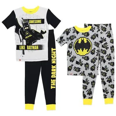 Licensed Character Boys 4-10 LEGO DC Comics Batman Tops & Pants Pajama Set, Boy's, Black