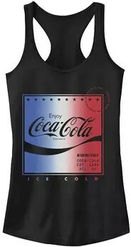 Licensed Character Juniors' Coca-Cola Enjoy Coca Cola Ice Cold Racerback Tank, Girl's, Size: XXL, Black