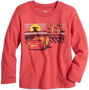 Disney Toddler Boy Disney / Pixar Cars Lightning McQueen Long Sleeve Graphic Tee by Jumping Beans , Toddler Boy's, Size: 3T, Med Red