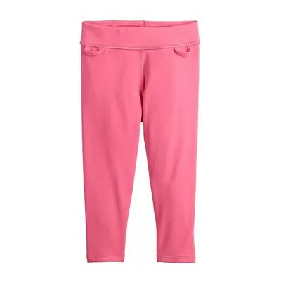 Jumping Beans Girls 4-12 Jumping Beans Adaptive Easy Dressing, Sensory Friendly and Diaper Friendly Active Leggings, Girl's, Size: 7, Med Pink