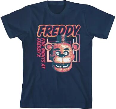 Licensed Character Boys 8-20 Five Nights At Freddy's Head Graphic Tee, Boy's, Size: XL, Blue