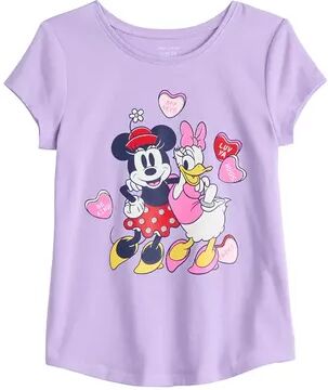 Disney s Minnie and Daisy Girls 4-12 Graphic Tee by Jumping Beans , Girl's, Lt Purple