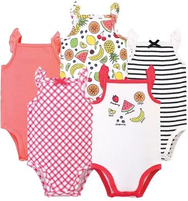 Touched by Nature Baby Girl Organic Cotton Bodysuits 5pk, Fruit, Infant Girl's, Size: 9-12Months