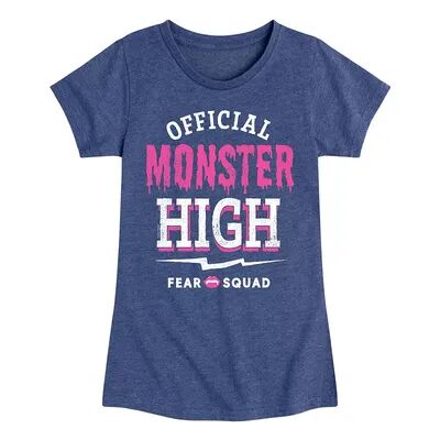 Licensed Character Girls 7-16 Monster High Fang Club Graphic Tee, Girl's, Size: XL (14/16), Blue