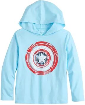 Jumping Beans Boys 4-12 Jumping Beans Marvel Captain America Active Hoodie, Boy's, Light Blue