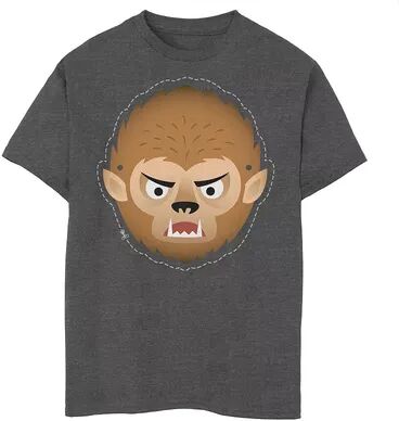 Licensed Character Boys 8-20 Universal Monsters Wolfman Mask Tee, Boy's, Size: XL, Grey