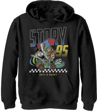 Disney / Pixar's Toy Story Boys 8-20 Fast Rc Car Fleece Pullover Graphic Hoodie, Boy's, Size: XL, Black