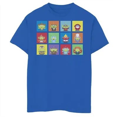 Disney / Pixar Aliens Boys 8-20 Character Box Up Graphic Tee, Boy's, Size: XS, Med Blue