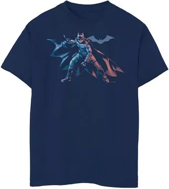 Licensed Character Boys 8-20 DC Comics Batman Full Body Portrait Graphic Tee, Boy's, Size: XL, Blue