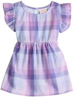 Jumping Beans Toddler Girl Jumping Beans Flutter Sleeve Baby Doll Top, Toddler Girl's, Size: 4T, Purple