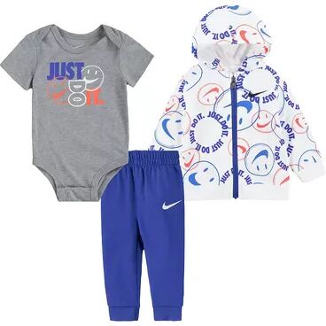 Nike Baby Boys Nike Happy 3-Piece Set, Boy's, Size: Newborn, Blue