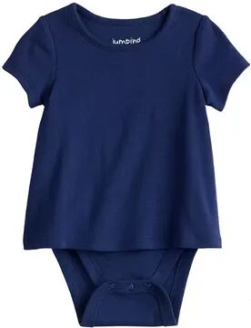 Jumping Beans Baby Girl Jumping Beans Adaptive Double-Layer Bodysuit, Infant Girl's, Size: Newborn, Dark Blue