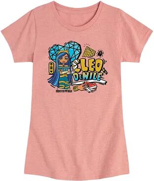 Licensed Character Girls 7-16 Monster High Cleo Denile Graphic Tee, Girl's, Size: Small (7), Pink