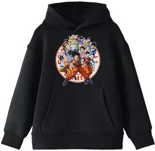 Licensed Character Boys 8-20 Dragon Ball Super Saiyan Hoodie, Boy's, Size: Small, Black