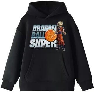 Licensed Character Boys 8-20 Dragon Ball Super Saiyan Hoodie, Boy's, Size: Large, Black