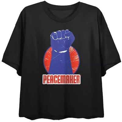 Licensed Character Juniors' Peacemaker TV Series Graphic Tee, Girl's, Size: XL, Black
