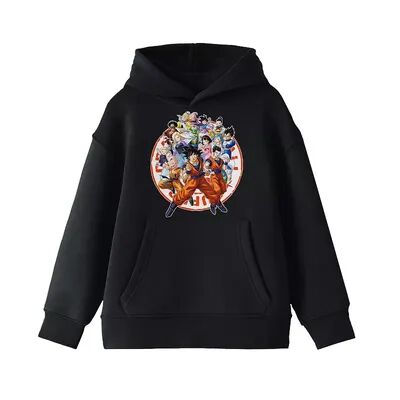 Licensed Character Boys 8-20 Dragon Ball Super Saiyan Hoodie, Boy's, Size: XS, Black