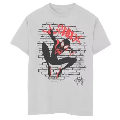 Licensed Character Boys' 8-20 Marvel Spider-Verse Tag Spidey Graphic Tee, Boy's, Size: XS, White
