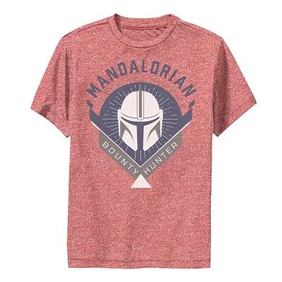 Licensed Character Boys 8-20 Star Wars The Mandalorian Warrior Emblem Premium Tee, Boy's, Size: XL, Red