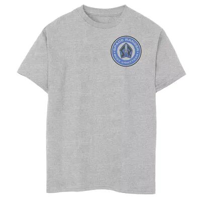 Disney / Pixar's Toy Story Boys 8-20 Buzz Lightyear Space Ranger Badge Graphic Tee, Boy's, Size: XS, Med Grey