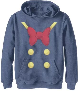 Disney s Mickey Mouse & Friends Boys 8-20 Halloween Donald Duck Costume Graphic Fleece Hoodie, Boy's, Size: Medium, Blue