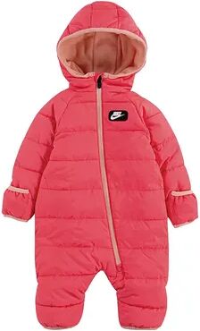 Nike Baby Girl Nike Cire Snowsuit with Foldover Footies, Infant Girl's, Size: 3 Months, Brt Pink