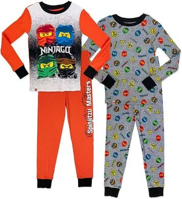 Licensed Character Boys 4-10 Lego Ninjago Tops & Bottoms Pajama Set, Boy's, Red