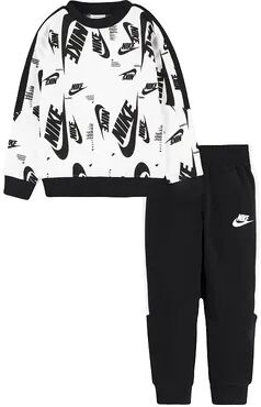 Nike Baby Boys Nike Sportswear Futura Taping Crew Set, Boy's, Size: 12 Months, Grey