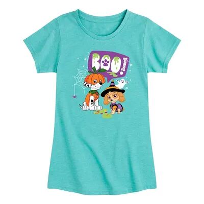 Licensed Character Girls 7-16 Paw Patrol Skye Marshall Boo Graphic Tee, Girl's, Size: Large (10/12), Turquoise/Blue
