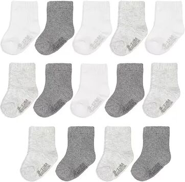 Fruit of the Loom Baby / Toddler Fruit of the Loom 14 Pack Crew Socks, Toddler Unisex, Size: 2T-4T, Grey