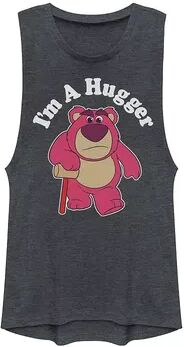 Licensed Character Juniors' Disney Pixar Toy Story Lotso Bear I'm a Hugger Muscle, Girl's, Size: XXL, Blue